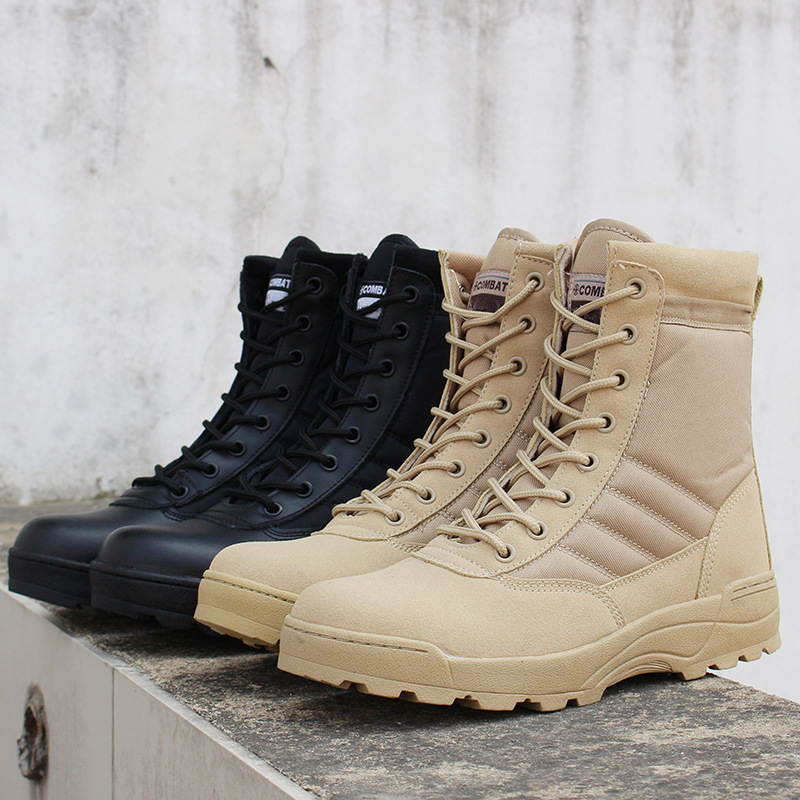 Mens Waterproof Army Tactical Boot Military Combat Work Outdoor Climbing Shoes 