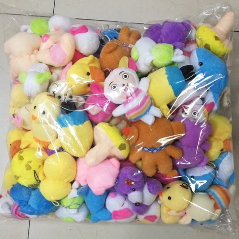 10pcs Random Styles Plush Toy 5-15cm Teddy bear duck chick Cute Soft Stuffed Dolls For Kids Christmas Gift ► Photo 1/6