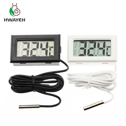 1pcs LCD Digital Thermometer for Freezer Temperature -50~110 degree Refrigerator Fridge fish tank Thermometer ► Photo 1/6