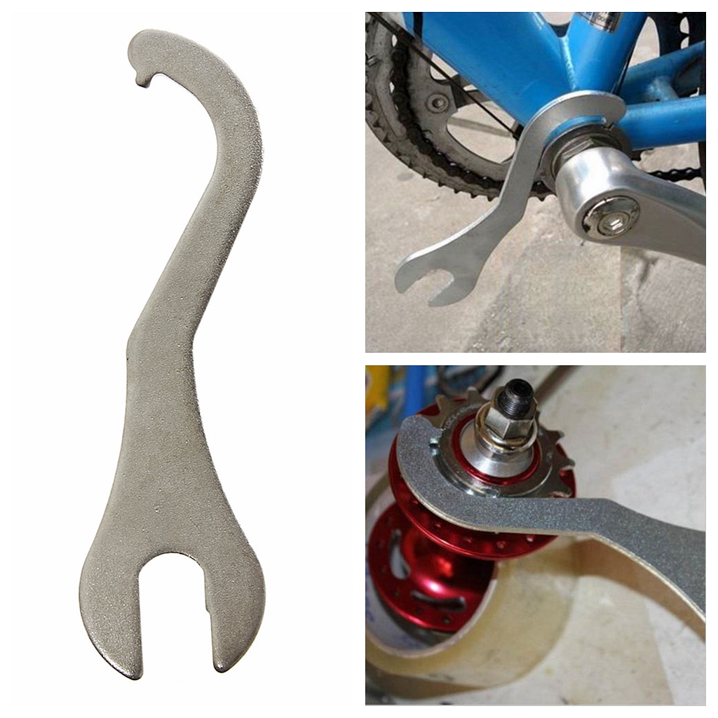 Bicycle Bike Lock Ring Remover Bottom Bracket Repair Spanner Wrench Tool