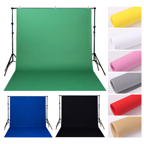 Photography Studio 1.6Mx2M/3M/4M  Non-woven Backdrop Background Solid Color Green White Black Screen Chromakey Cloth ► Photo 1/5