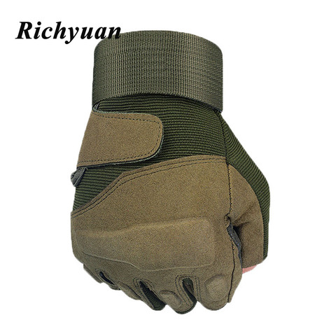 New  Hell Storm US Tactical Military Gloves Special Forces Tactical Army Gloves Slip Outdoor Men Fighting Fingerless Gloves ► Photo 1/6