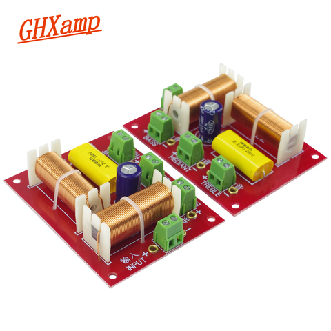 GHXAMP 200W Speaker 3 WAY Crossover Audio Treble + MID +Bass Independent Filter Frequency Divider 2PCS ► Photo 1/6