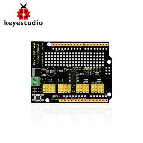 Keyestudio 16-channel Servo Motor Drive Shield For Arduino ► Photo 1/6