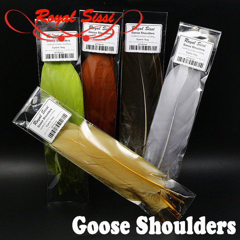 Royal Sissi 10 optional colors goose shoulders fly tying married wings salmon steelhead wet fly tying materials nymph wing case ► Photo 1/6