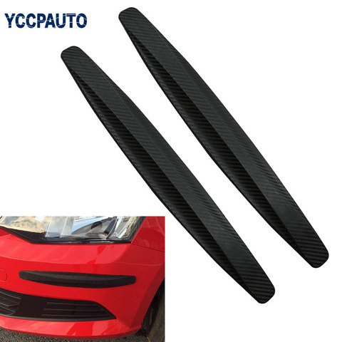 Car Bumper Protector Strips Guard Corner Anti-collision Protective Trim bar Black White Grey Car Accessories 2pcs ► Photo 1/6