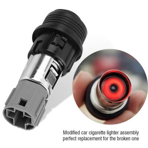 Universal Modified cigarette lighter assembly 12V 120W Cigarette Lighter Power Plug Socket Outlet Assembly for Auto-Car-Truck ► Photo 1/1