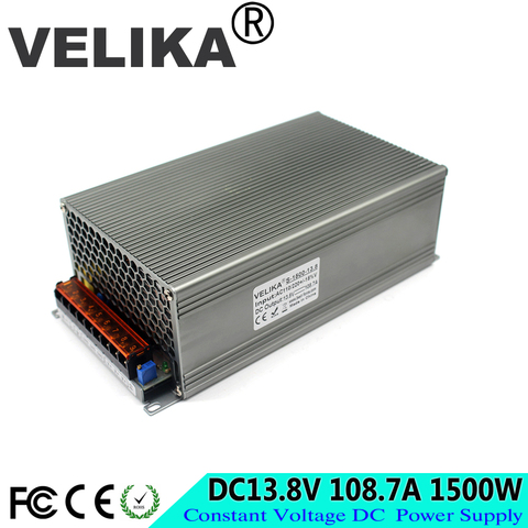 Universal DC13.8V Power Supply Switching 108.7A 1500W Power Source Transformers 110V 220V AC DC SMPS for Led lamp Light CCTV CNC ► Photo 1/6