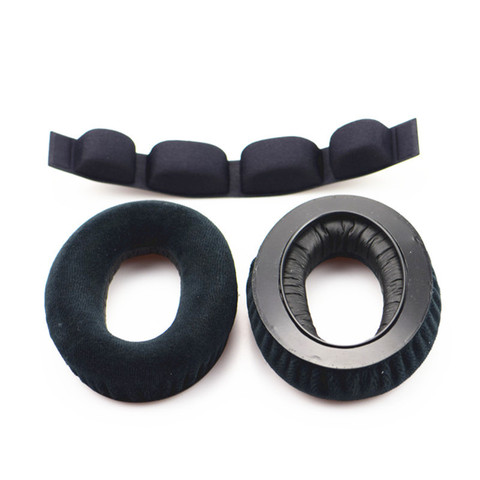 Replacement Ear Pads Headband Cushions for Senheiser HD545 HD565 HD580 HD600 HD650 HD 545 565 580 600 Headphones Headset EarPad ► Photo 1/6