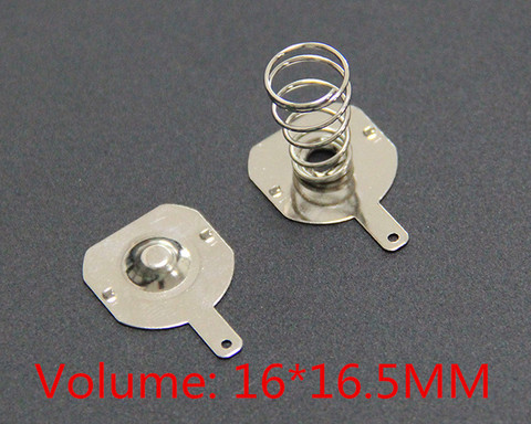 Free delivery 100pcs 18650 positive and negative single contact spring plate ► Photo 1/6