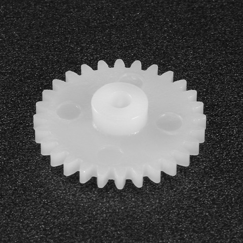 Uxcell 50Pcs 20/22/24/26/28 Teeth 2mm Hole Diameter Plastic Gear 202/222/242/262/282A Toy Accessories for DIY Car Robot Motor ► Photo 1/5