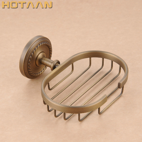 Free shipping Fashion antique brass soap holder,Pure copper bathroom soap basket bathroom accessories YT-12290 ► Photo 1/6