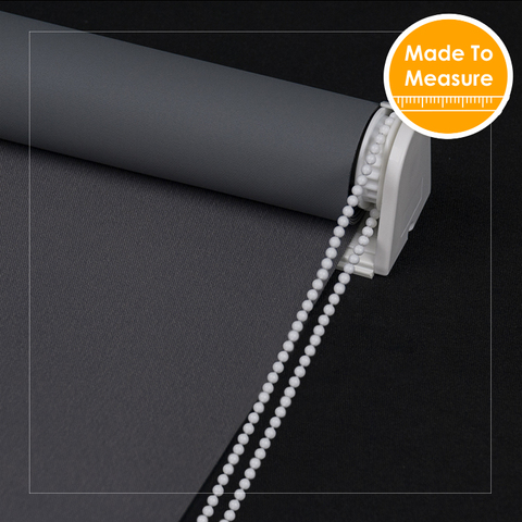 SCHRLING No Drill Mini Blackout Fabric Roller Blinds For living room For Kitchen Full Shading on Windows Customized Size ► Photo 1/1