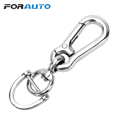 FORAUTO Car Keyring Carabiner Horseshoe Buckle Alloy Gourd Buckle Keychain Key Rings Key Chain Auto Accessories Car-styling ► Photo 1/6