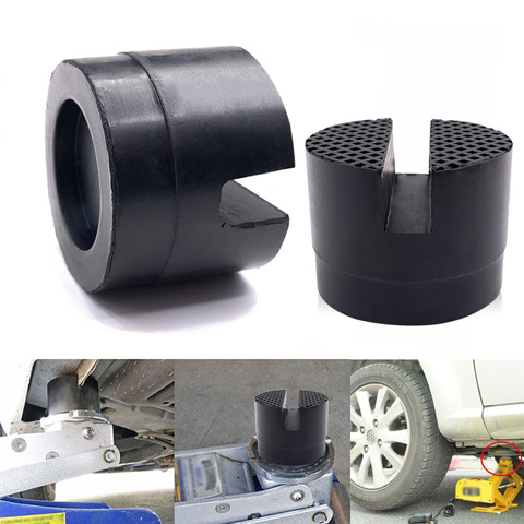 Floor Slotted Car Rubber Jack Pad Frame Protector Adapter Jacking Disk Pad Tool for Pinch Weld Side Lifting Disk new ► Photo 1/4