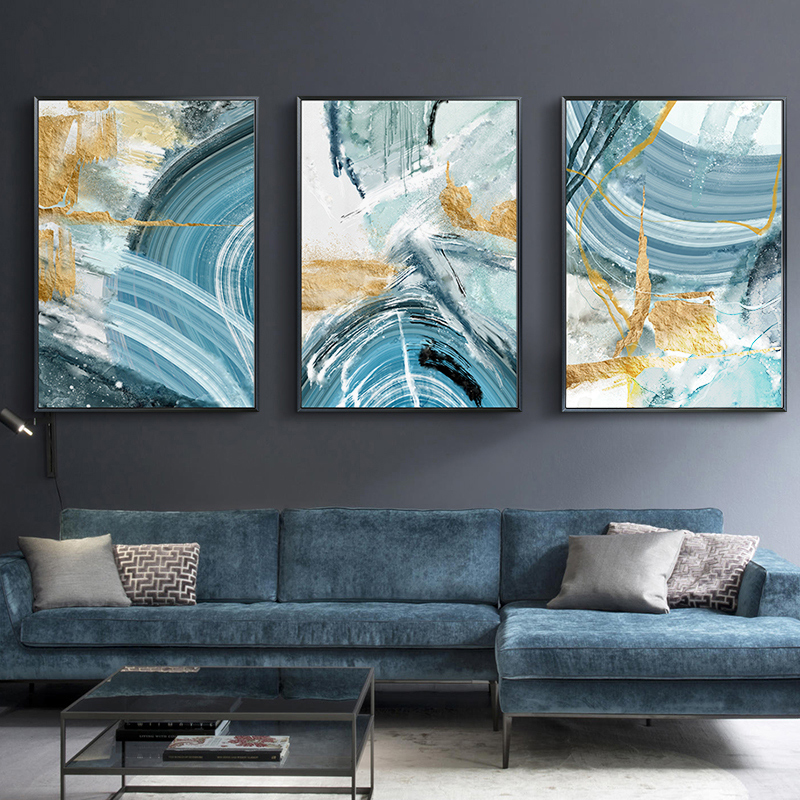 Wall Abstract Canvas Posters Painting Unframed Pictures For Home Living Room Art