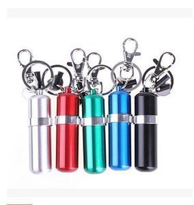 1 PC Durable Portable Stainless Steel Alcohol Burner Lamp With Keychain Car Key Rings ► Photo 1/4