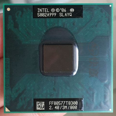 Intel Core 2 Duo T8300 CPU Laptop processor PGA 478 cpu 100% working properly ► Photo 1/2
