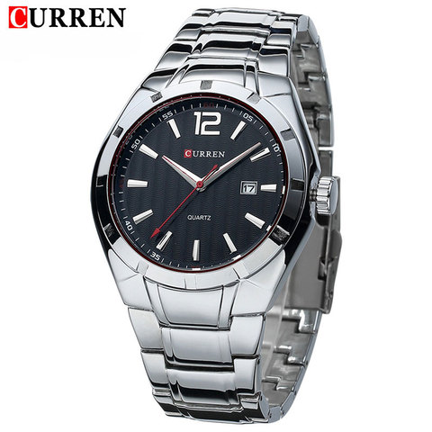 2022 New CURREN Luxury Brand Men Sport Watches Men Quartz Watch Stainless Steel Men Fashion Casual Wrist Watch Relogio Masculino ► Photo 1/6