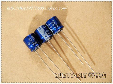 30PCS/50PCS ELNA blue robe RC2 series 47uF/16V small volume electrolytic capacitor (Japan origl bag packaging) free shipping ► Photo 1/3