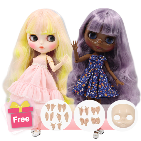 ICY Factory Blyth Doll Joint Body DIY Nude BJD toys Fashion Dolls girl gift Special Offer on sale with face shell hand set A&B ► Photo 1/6