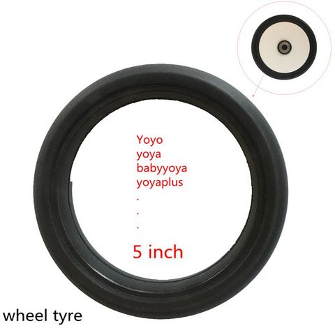 New baby stroller wheel tyre Stroller Accessories 5 inch orginal tyre for yoya babyyoya yoyo yoyaplus stroller pram ► Photo 1/6
