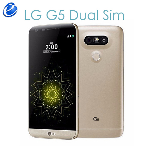 Original Unlocked LG G5 Dual Sim H860N 2 sim GSM 4G LTE  Android mobile phone Quad Core RAM 4GB ROM 32GB 5.3