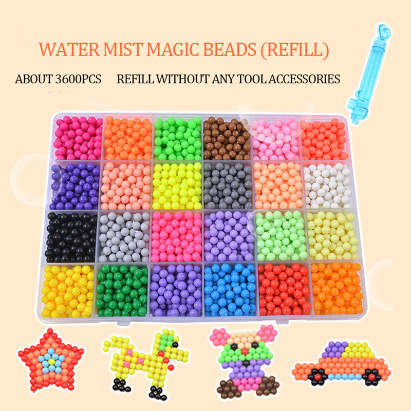 DIY Set Perlen Tool Creativity Magic Water Beads Pegboard Arts and
