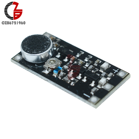 88-115MHz FM Transmitter Module Wireless Signal Generator Adjustable Capacitor DC 3V 100 Meters with Microphone for Arduino ► Photo 1/6