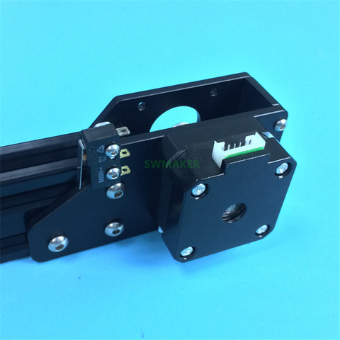 Upgrade Aluminum adjustable Y-axis belt tensioner with Motor pedestal bracket holder for 2040 Aluminum Profile 3D printer parts ► Photo 1/4