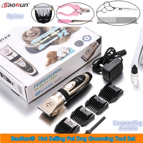 BaoRun Professional Pet Hair Trimmer Electric Scissors Rechargeable Cat Dog Grooming Clippers Shaver Nail Cutter Haircut Machine ► Photo 1/5