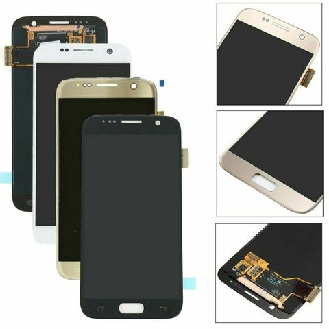 Original Burn-in shadow For SAMSUNG GALAXY S7 G930F G930A  LCD Display Touch Screen Digitizer Super Amoled Replacement ► Photo 1/1