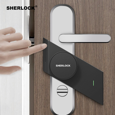 Sherlock S2 Smart Door Lock Home Keyless Lock Fingerprint + Password Work To Electronic Door Lock Wireless App Bluetooth Control ► Photo 1/6