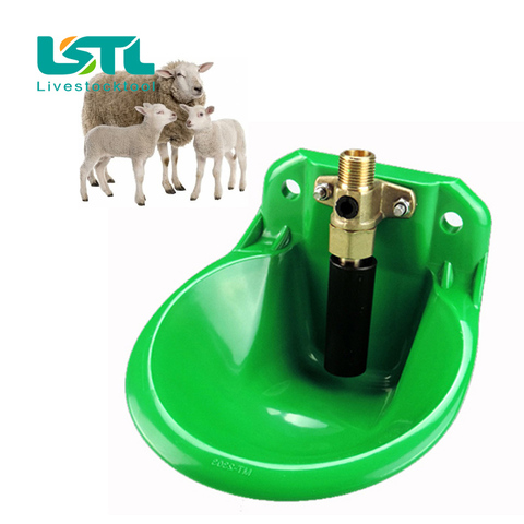 1 PC Goat Sheep Automatic Waterer Drinker Bowl Cattle Pig Waterers Plastic Feeders Fram Animal Poultry Equipment Pig Waterer ► Photo 1/6