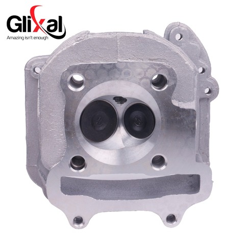 Glixal GY6 150cc Chinese Scooter Engine 57.4mm EGR Cylinder Head Assy with Valves for 4T 157QMJ ATV Go Kart Buggy Moped Quad ► Photo 1/6