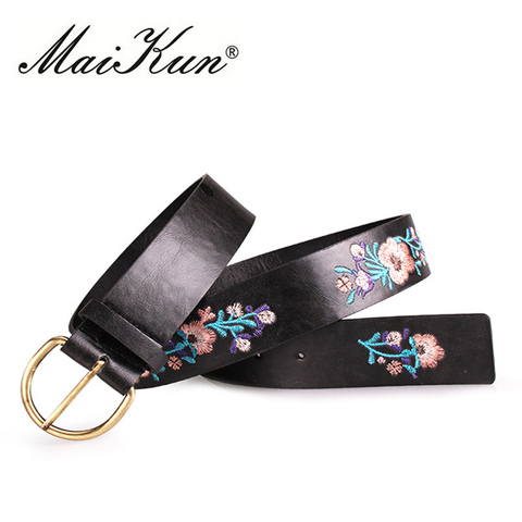 Maikun Belts for Women Vintage Embroidery Women belt ► Photo 1/6