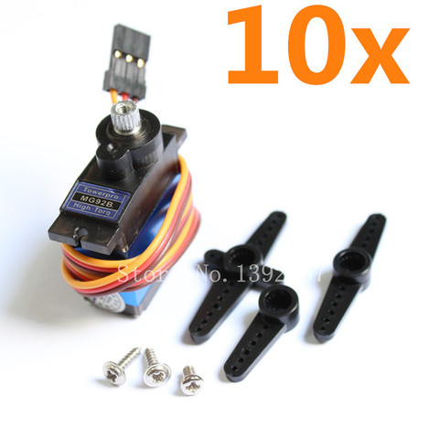 10pcs TowerPro MG92B Digital Servo Metal Gear 3.5kg/cm High Torque Double Bearing For RC Model Airplane Helicopter Parts ► Photo 1/5