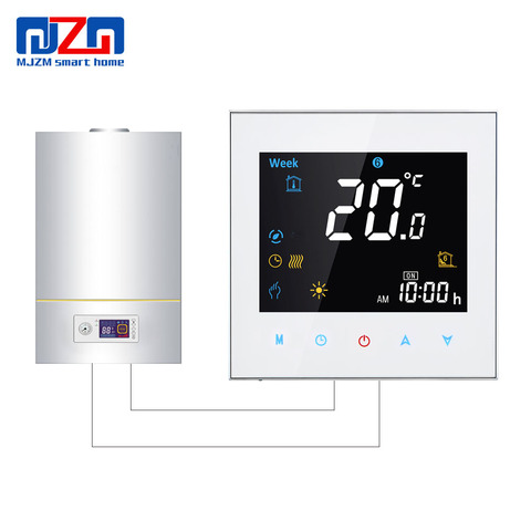 MJZM GL-3000 Black Light Gas Boiler Thermostat Colorful Touch Screen Digital Thermoregulator for Boiler Heating House Warm ► Photo 1/6