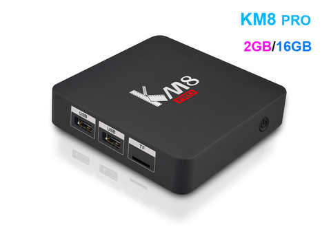 KM8 Pro Smart TV Box Android 6.0 TV Box Amlogic S912 Octa Core 2GB 16GB Bluetooth 4.0 Dual Band WiFi Set Top Box ► Photo 1/1