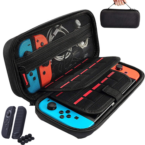 Storage Bag for Nintend Switch Nintendos Switch Console Handheld Carrying Case 19 Game Card Holders Pouch For Nintendoswitch ► Photo 1/6
