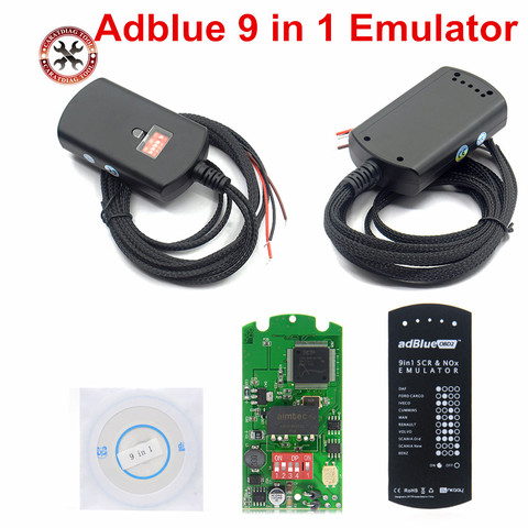 Free Ship Universal Adblue 9in1 8 in 1 8in1 update SCR & NOx Emulator 9 in 1 adblue Add for Cummins trucks for 9 kinds of trucks ► Photo 1/1