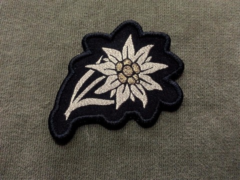 German Army Edelweiss Woven Patch Sew On ► Photo 1/4