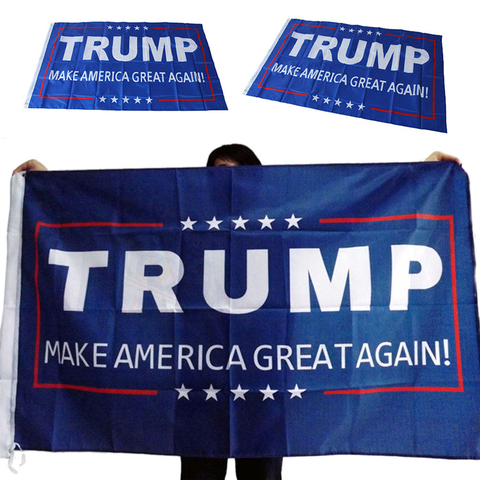 1Pcs 150x90cm Donald Trump Flag Make America Great Again Donald For President USA ► Photo 1/6