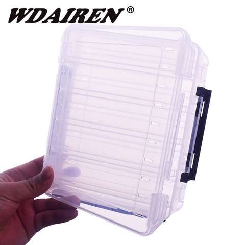 10 Compartments Double Side Fishing Lure Box with Air Hole for Shrimp Bait Hard Lures Storage Multi-function Protable Tackle Box ► Photo 1/1