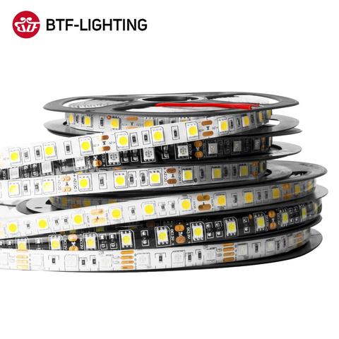 5m DC12V LED Strip 5050 SMD 60LEDs/m Flexible LED Light RGB RGBW 5050 LED Strip Lamp 300LEDs TV Led Ribbon Tape Waterproof ► Photo 1/6