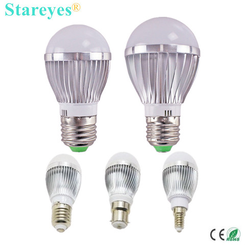 1 Piece Dimmable Bubble Ball Bulb AC85-265V 5W 4W 3W E14 E27 B22 GU10 Globe light LED droplight Bulb LED Lamp LED Light lighting ► Photo 1/1