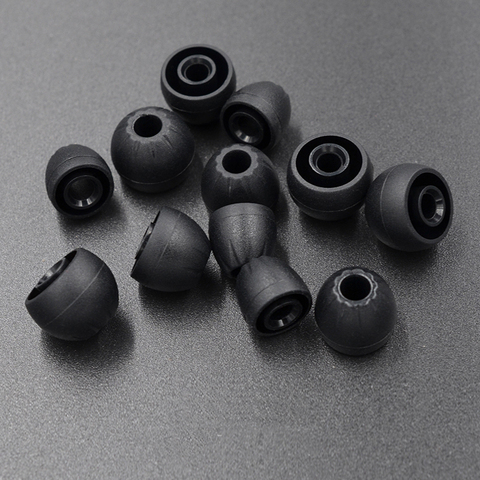 In-Ear Eartips For KZ Earphones Silicone Covers Cap Replacement Earbud Tips Earbuds Earcaps Earplug Ear pads cushion 6pcs/3pairs ► Photo 1/6