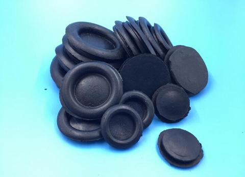 16MM 20MM 25MM 30MM 35MM 40MM single sided closed easy fit plastic Grommet rubber grommet black ► Photo 1/3