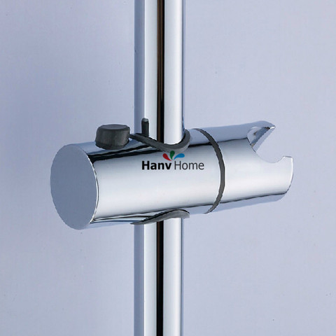 ABS Chrome 22 mm Shower Head Rail Slider Holder Adjustable Riser Bracket rack Slide Bar Bathroom Faucet Accessories ► Photo 1/3