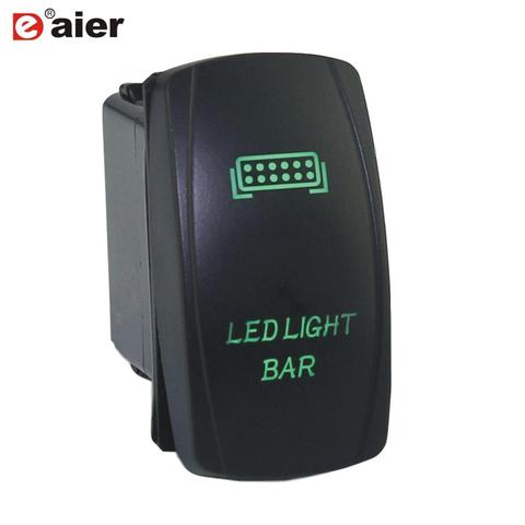 1PCS Laser Marine Switch SPST ON-OFF 12V Waterproof Push Button Switch 5Pin Auto LED Light Bar ► Photo 1/4